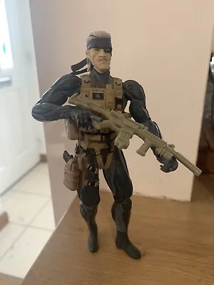 MEDICOM TOY Real Action Heroes Metal Gear Solid 4 Old Snake Figure • £40
