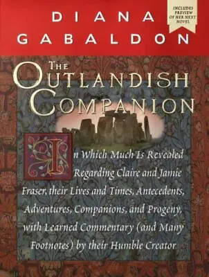 The Outlandish Companion - 9780385324137 Diana Gabaldon Hardcover • $5.19