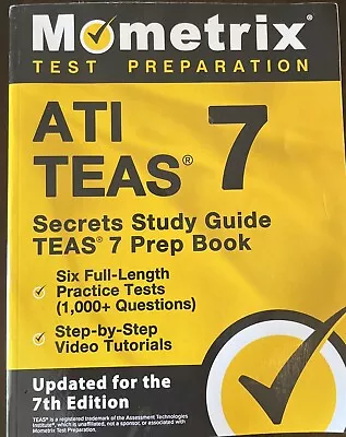 ATI TEAS 7 Secrets Study Guide • $15