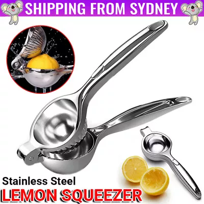 Stainless Steel Manual Hand Press Lemon Squeezer Fruit Orange Citrus Juice Tool • $15.45