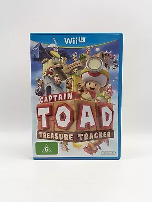 Captain Toad Treasure Tracker Nintendo Wii U Game Mint Disc PAL AUS  • $27.95