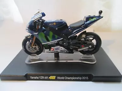 Valentino Rossi Yamaha Yzr-m1  #46 World Championship 2015 1-18 Scale Model • £9