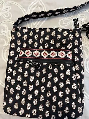 Vera Bradley Retired Classic Black Hipster Crossbody Adjustable Strap NWOT • $20