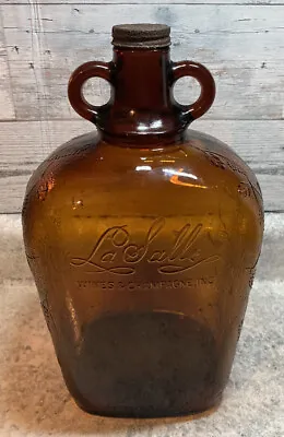 Vintage La Salle Wine And Champagne Inc. One Gallon Glass Jug • $19.99
