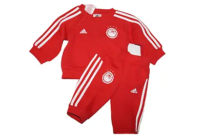 £12.99 • Buy Adidas Baby Jogging Suit OFC Red Infants Kids ZV/AP7926 RRP £30 Up To Age 4