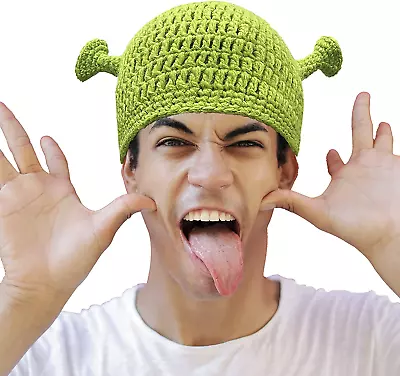 Unionpower Shrek Hats Keep Warm In Winter Adult Cosplay Halloween Cosplay ... • $17.85