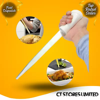 Baster Chicken Turkey Syringe Tube Pipe Pump Poultry Pipette Meat Cooking C3 • £7.46