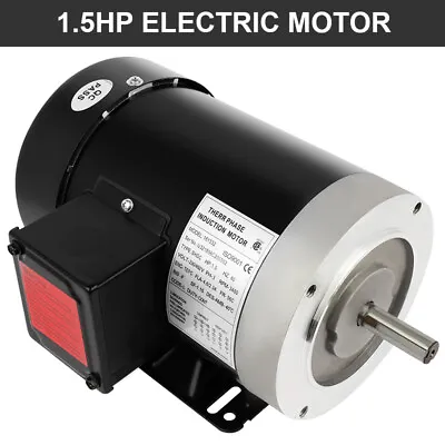 1.5Hp Electric Motor For General Purpose 3 Phase 3450RPM  60HZ 230/460Volt • $196.96