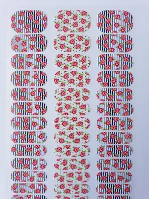 $7 • Buy Jamberry Full Sheet Blooming Garden Junior Nail Wrap Retired March 2018