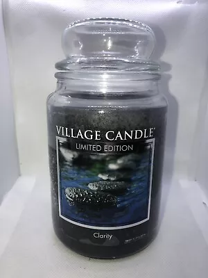 Village Candle (1) CLARITY Large Jar Candles Two Wicks SPA Collection For MEN • $26