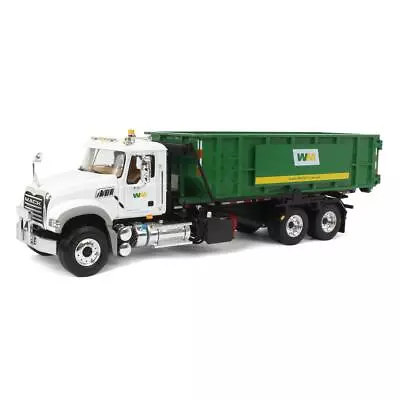 First Gear 1/34 Mack Granite MP Waste Management Roll-off Container 10-4305D • $117.95