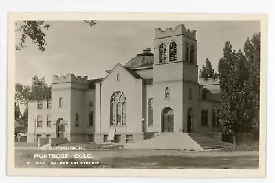 CO Montrose. M. E. Church. Real Photo Postcard • $1