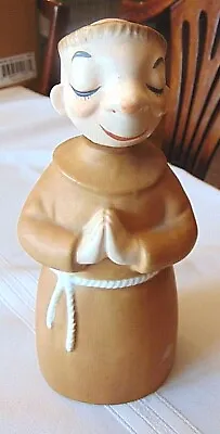 Vtg Whimsical Praying Friar Tuck Monk Liquor Decanter Lefton #991 JAPAN • $9.99