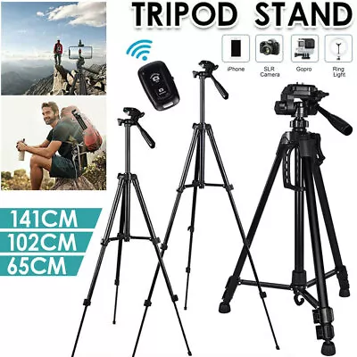 $15.59 • Buy Flexible Tripod Holder Stand Selfie Stick With Bluetooth Remote For Mobile Phone