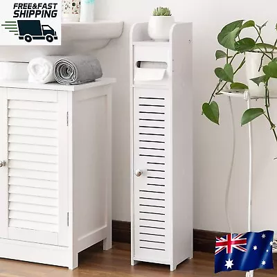 $54.49 • Buy Toilet Roll Holder Toilet Paper Roll Holder With Slim Shelf Over Toilet Storage