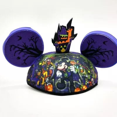 Disney Parks Halloween Vampire Mickey Mouse And Friends Ear Hat Haunted Mansion • $23.02