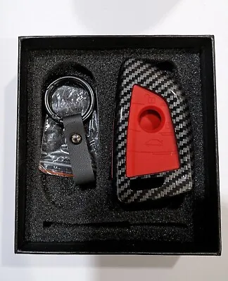 BMW Carbon Fiber/Red Key Fob Cover • $4.50