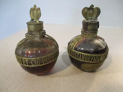 Charles Jacquin Et Cie Inc.Phila PA  Est.1884 &2 MINI QUEENS CROWNS BOTTLES • $35.99