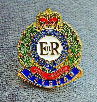 ROYAL ENGINEERS VETERAN Sappers Lapel Pin Badge Great Britain  • £4.99