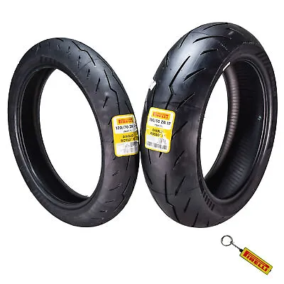 Pirelli Diablo Rosso IV Street Sport 120/70ZR17 190/55ZR17 Motorcycle Tire Set • $399.18