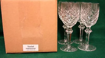 $229.45 • Buy Waterford POWERSCOURT Claret Wine Glasses SETS OF FOUR More Here