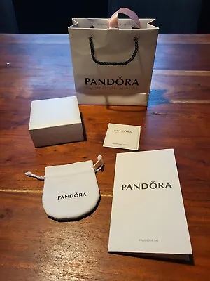 Pandora Deep Bracelet/ Bandle Box Polishing Cloth And Gift Bag • £7.40