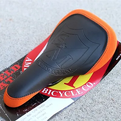 S&m Bmx Shield Thin Railed Seat Black/orange Sunday Primo Cult Odyssey • $33.95