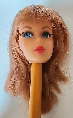 Vintage 1970 Titan Redhead Dramatic Living Barbie Doll Head By Mattel Excellent • $29.95