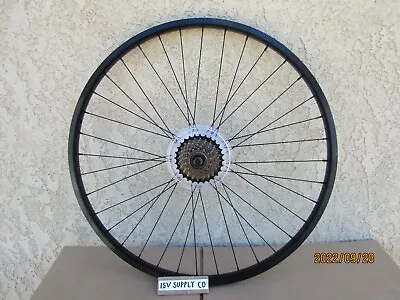 29''  Black Aluminum Rear 7 Speeds Bicycle Wheel For Mtb Gt Huffy Etc. • $93