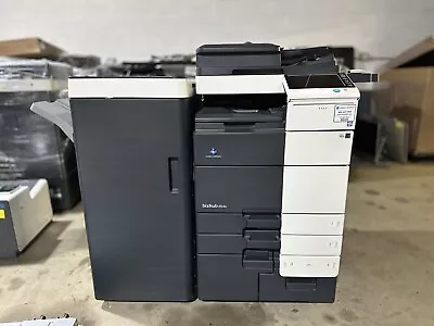 Konica Minolta Bizhub 654e B/W Copier Printer Scan Fax USB Net With Finisher • $490