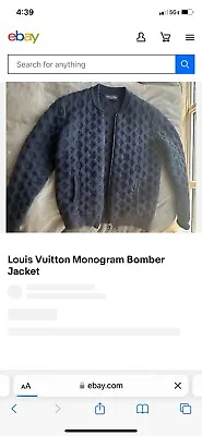 Louis Vuitton Monogram Bomber Jacket • $1350