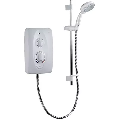 Mira Sprint | Multi-Fit | Manual Electric Shower 9.5kW | Gloss White | MSRP £200 • £10.50