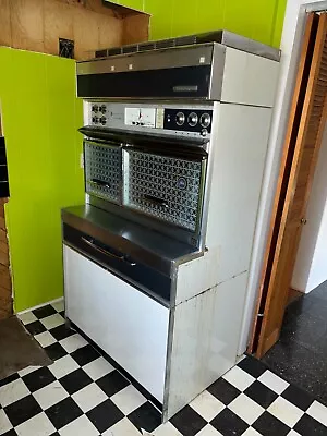 Authentic Vintage Frigidaire Flair Imperial Stove W/ Rotisserie Exhaust Fan • $1245