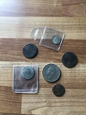 £20 • Buy Collection X6 Lot Of Old UK Copper Coins , Various Collectable Cash /money