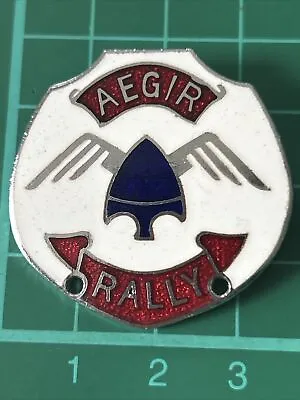 Aegir Motorcycle Rally Pin Badge Ace Cafe Racer Rocker Biker • £8