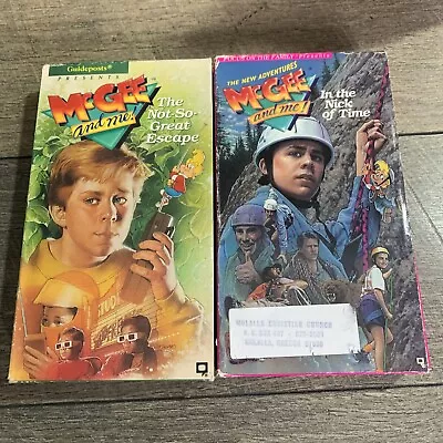 Vintage Mcgee And Me Focus On The Family VHS Video Cassette Tapes Lot Of 2 • $19.75