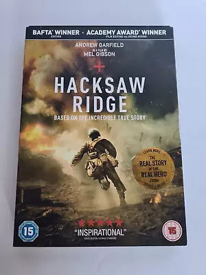 Hacksaw Ridge DVD Based On A True Story Age Rating 15 War Film • £5.99