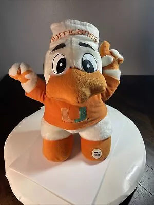 Miami Hurricanes Plush Duck Plays Fight Song  Team Crossbars Not Playing Song • $10