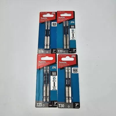 Makita Impact XPS Torx T15 T20 T25 T303  Power Bit Packs 2/pack • $22.99