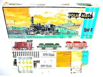 Pola Maxi DC O Scale PRR PENNSYLVANIA RAILROAD DIESEL LOCOMOTIVE & WAGON Set MB  • $374.99