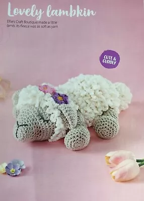 Lovely Lambkin Lamb Toy Crochet Pattern (6) • £5.55