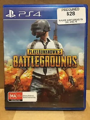 Playerunknown's Battlegrounds PS4 (Sony PlayStation 4 2018) Tracked Postage • $12.50