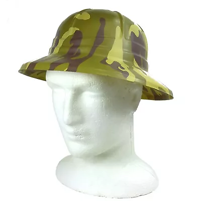 Safari Hat Camouflage African Hunter Explorer Bush Walker Camo Helmet Costume • $6.23