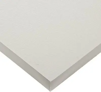 White Marine Board HDPE Polyethylene Plastic Sheet Textured 1” X 6” X 27  • $44