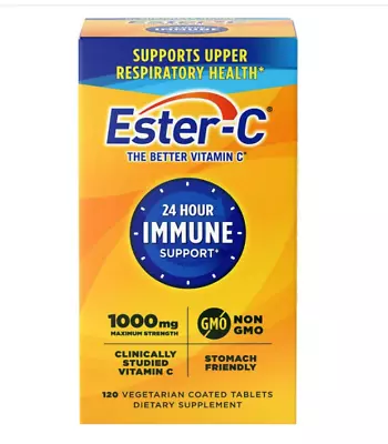 Ester-C Vitamin C 1000mg Tablets - 120 Count Non-acidic • $21.95