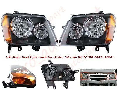 Pair LH+RH Head Light Lamp For Holden Colorado RC 2/4DR 2008~2012 AU Left+Right • $208.49