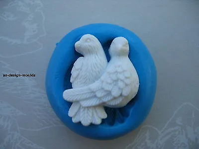 Doves/Love Birds Wedding/Valentine Silicone Mould Sugarcraft Cup & Cake Toppers • £4.50