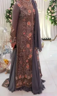 £150 • Buy Asian/ Pakistani/Indian Dress,wedding Bridal Long Dress Maxi Kameez Lengha Party