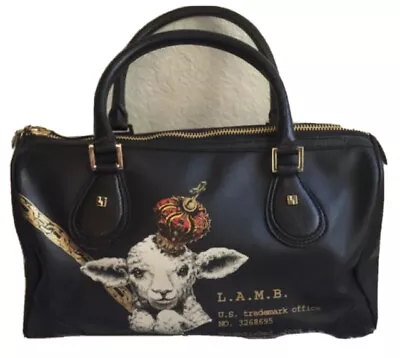 Rare - L.a.m.b Bag Satchel Black Gwen Stefani • $380.99