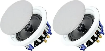 6.5  Ceiling Speakers HERDIO 2-Way Full Range 160w Speakers 8 Ohm 89dB Speakers  • £49.99